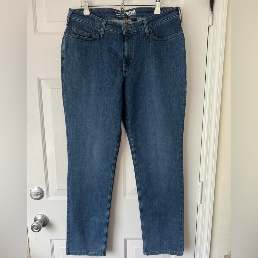 Carhartt WOMEN'S WORK JEAN -‎ RELAXED FIT - RUGGED FLEX® NWT size 12